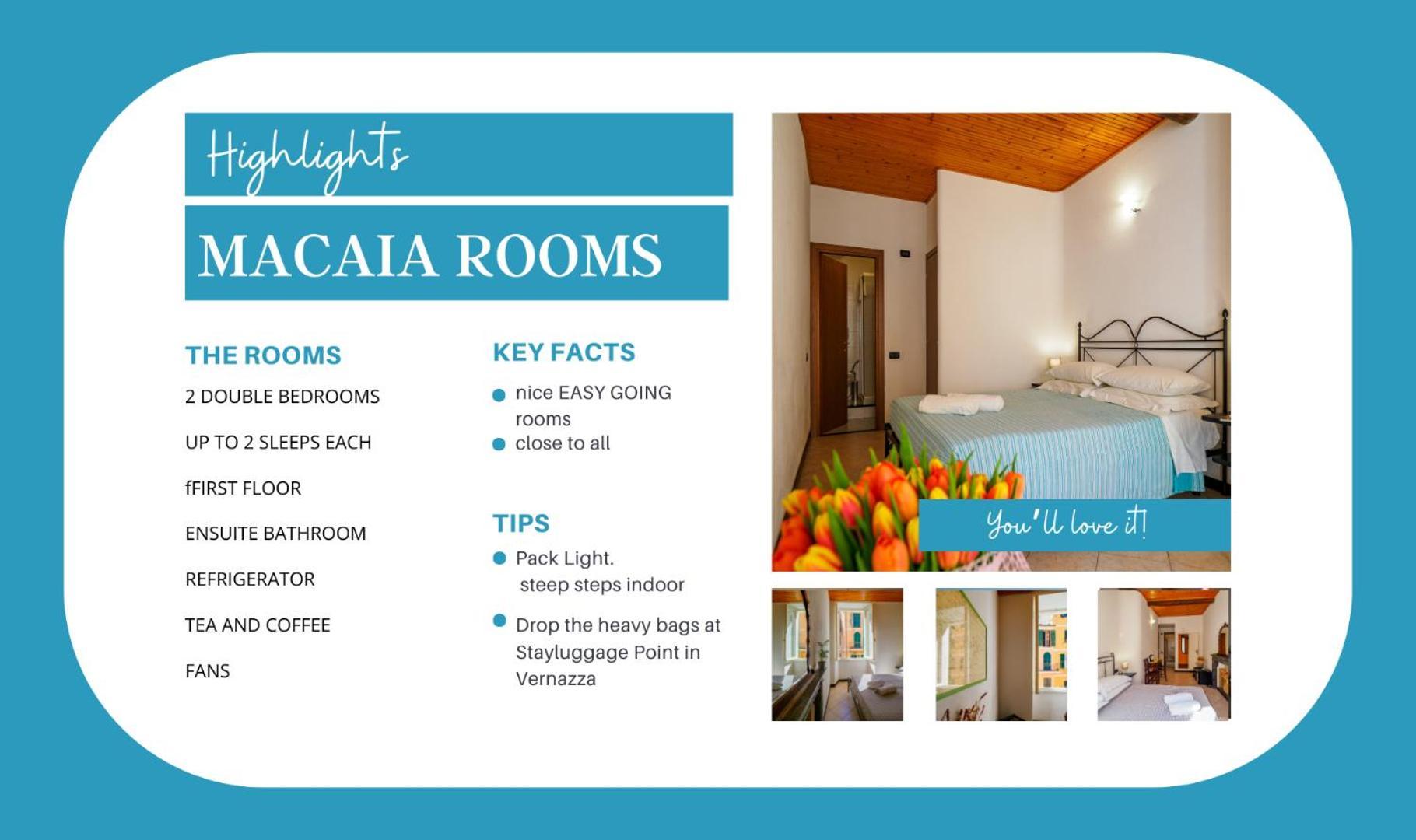 Macaia Room #1 With Ac Vernazza Exteriér fotografie